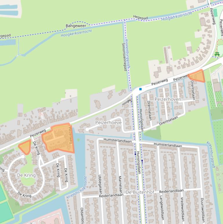 Kaart van postcodegebied 9727AS.