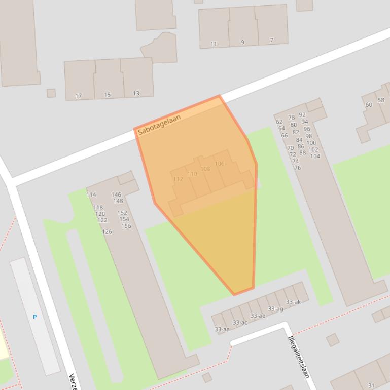 Kaart van postcodegebied 9727CS.