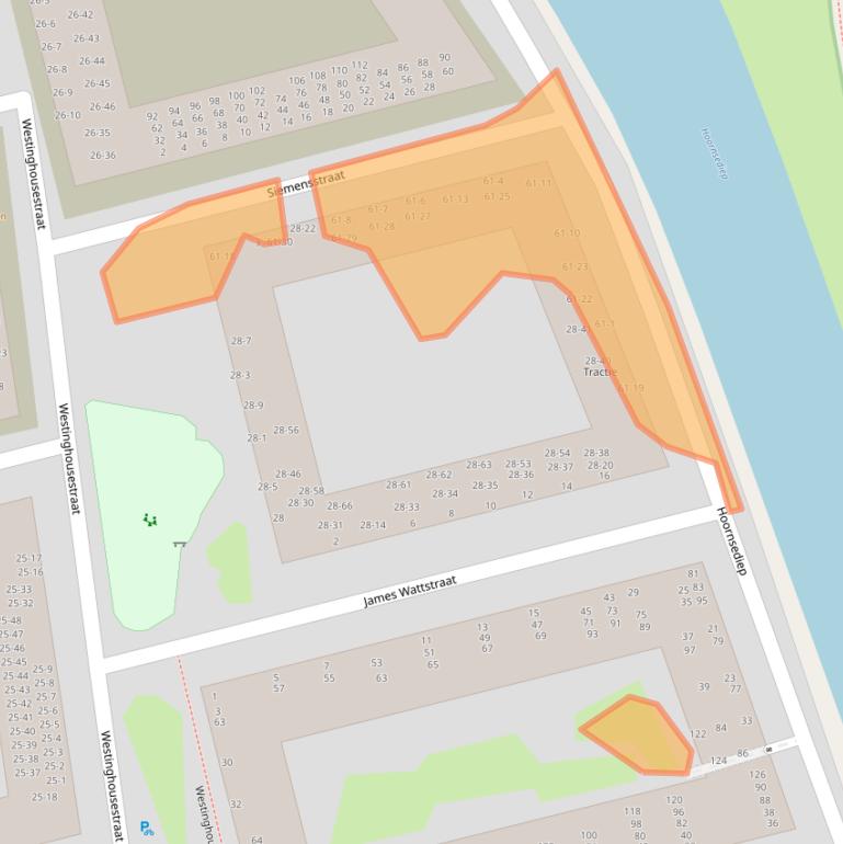 Kaart van postcodegebied 9727GC.