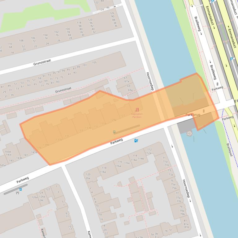 Kaart van postcodegebied 9727HA.