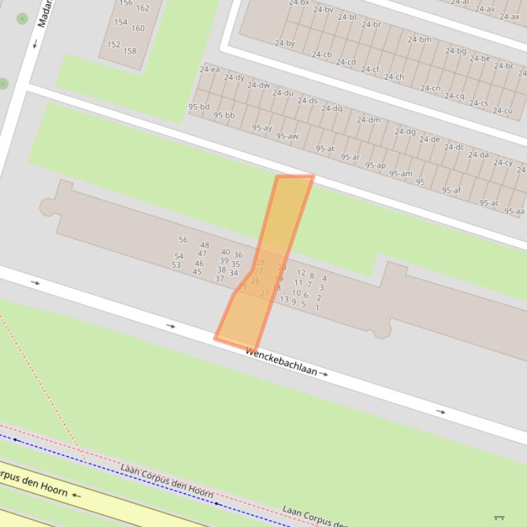 Kaart van postcodegebied 9728JH.