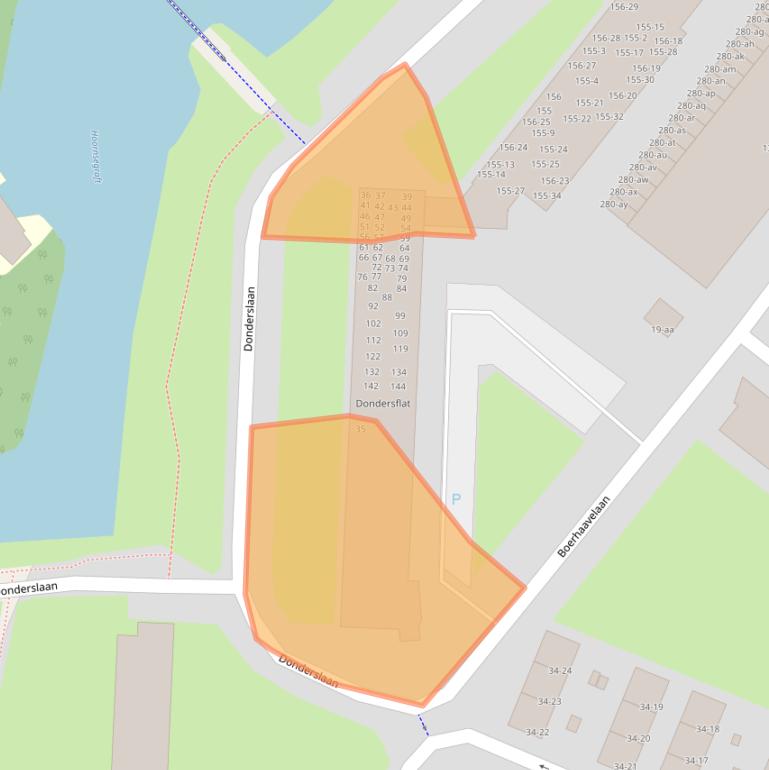 Kaart van postcodegebied 9728KR.