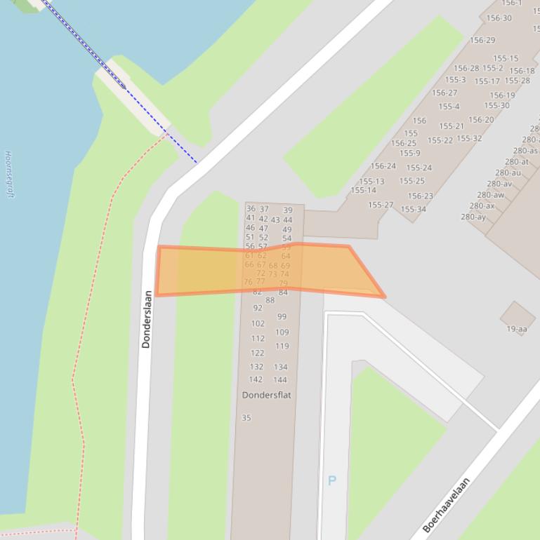 Kaart van postcodegebied 9728KS.