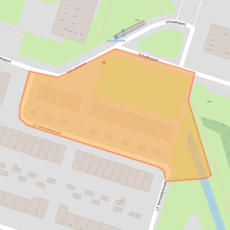 Kaart van postcodegebied 9728RA.