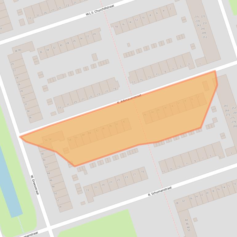 Kaart van postcodegebied 9728SH.