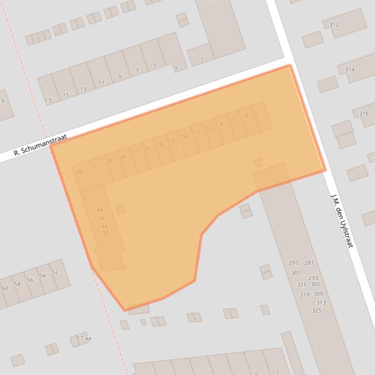 Kaart van postcodegebied 9728SK.
