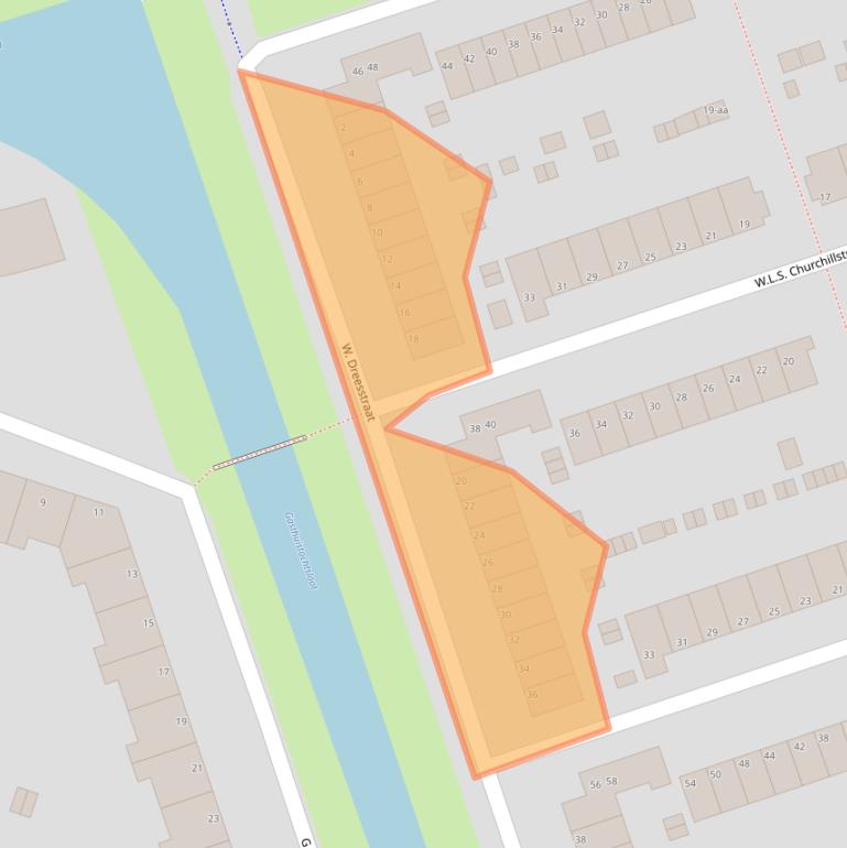Kaart van postcodegebied 9728ST.