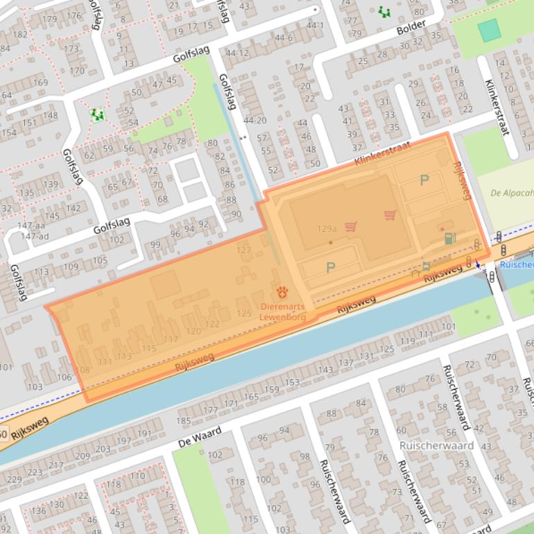 Kaart van postcodegebied 9731AH.