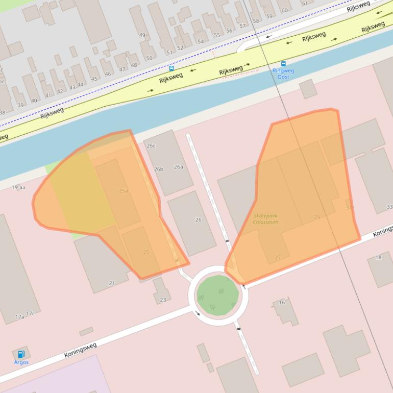 Kaart van postcodegebied 9731AP.