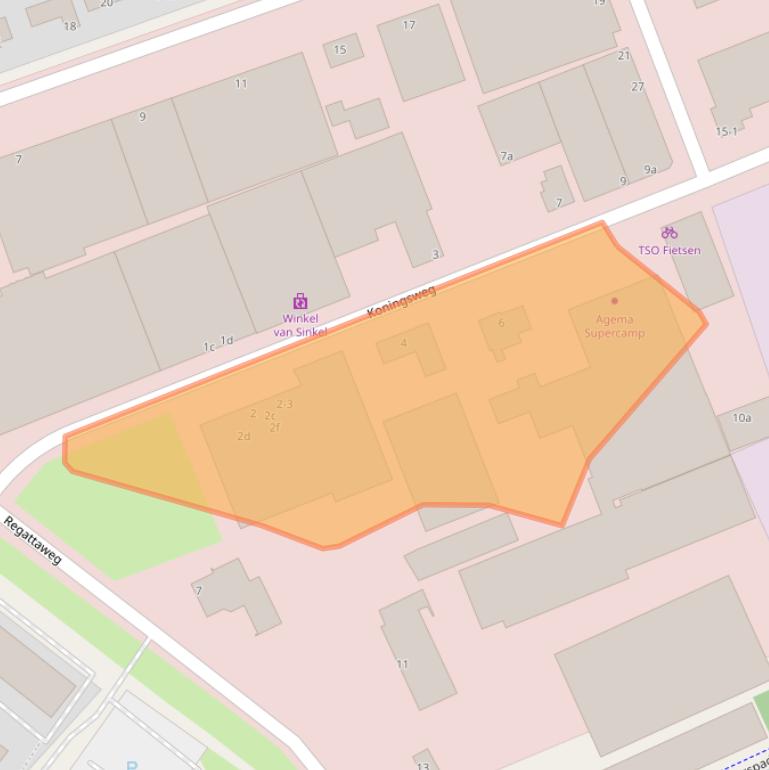 Kaart van postcodegebied 9731AS.