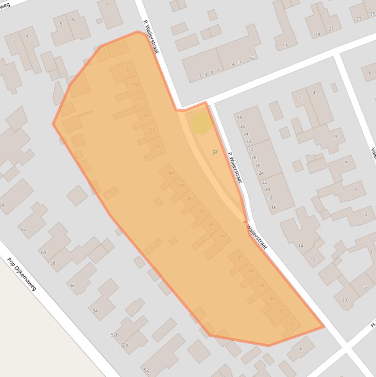 Kaart van postcodegebied 9731CD.