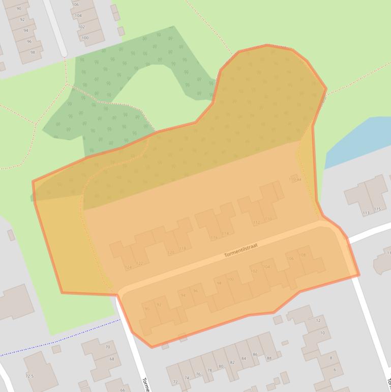 Kaart van postcodegebied 9731DP.