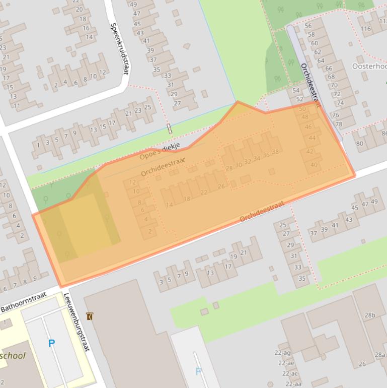 Kaart van postcodegebied 9731GB.