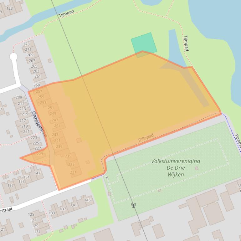 Kaart van postcodegebied 9731GJ.