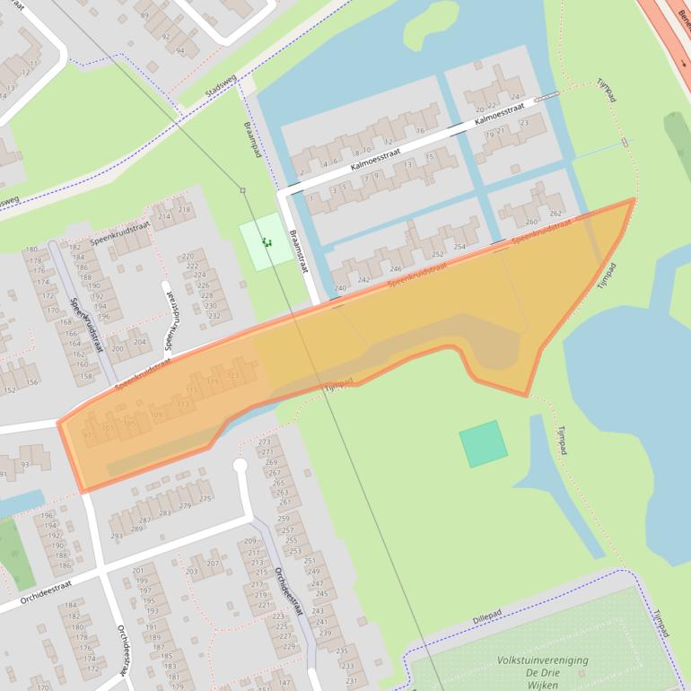 Kaart van postcodegebied 9731GS.