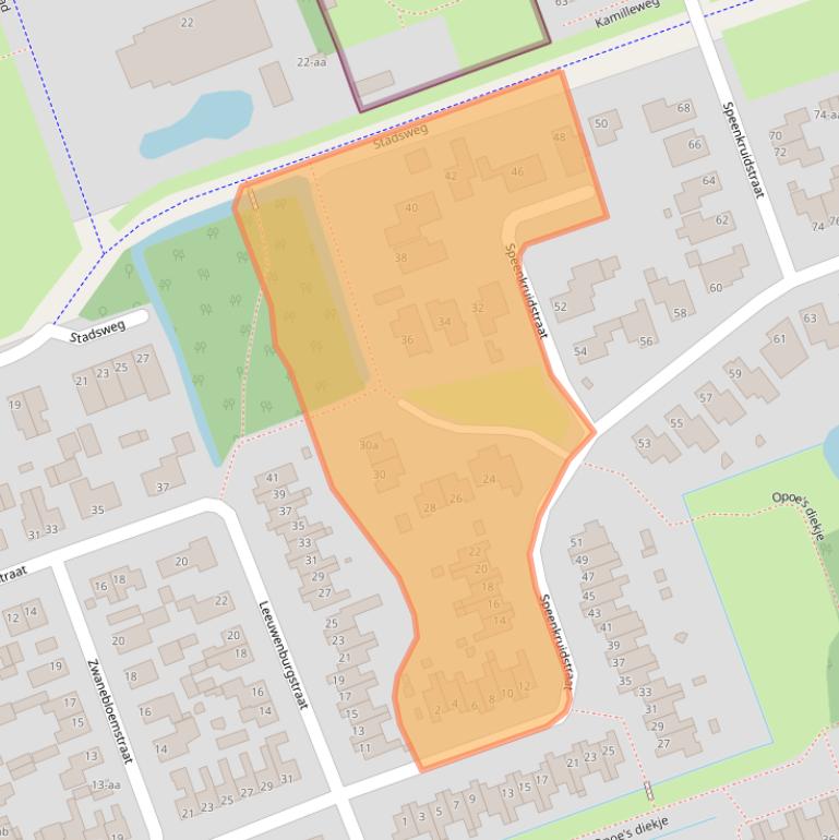 Kaart van postcodegebied 9731GV.