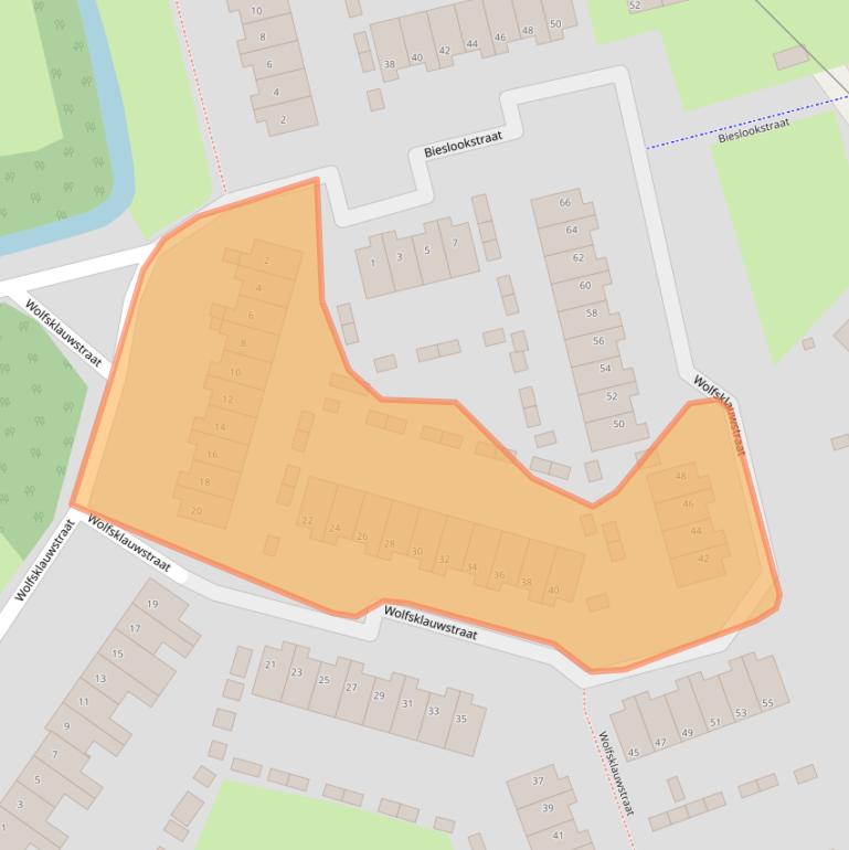 Kaart van postcodegebied 9731HB.