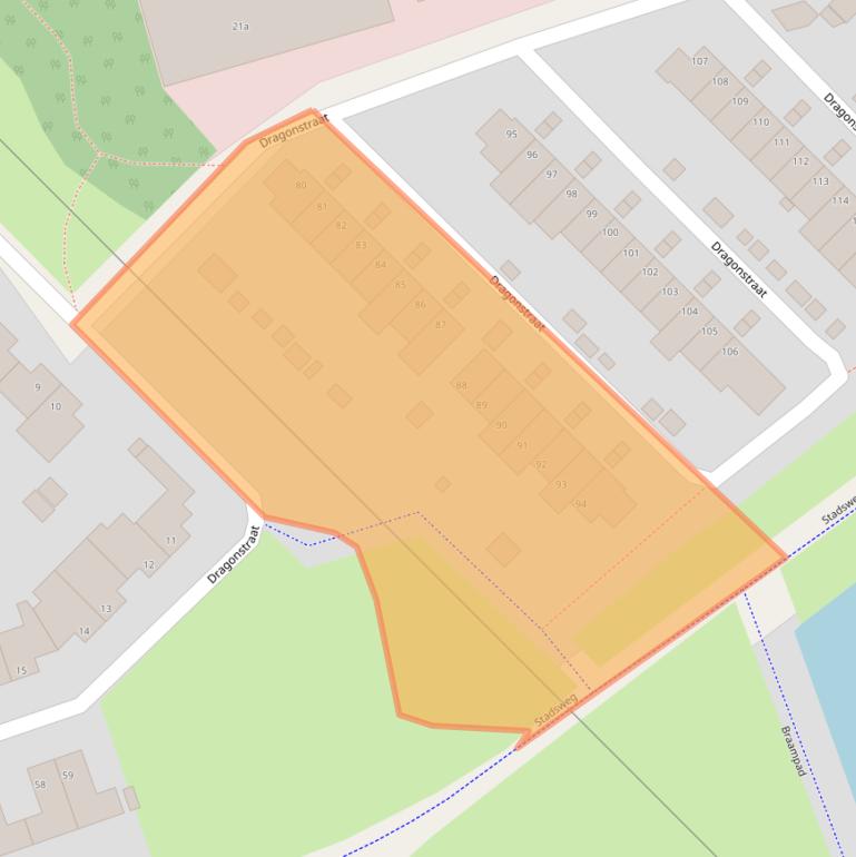 Kaart van postcodegebied 9731JP.