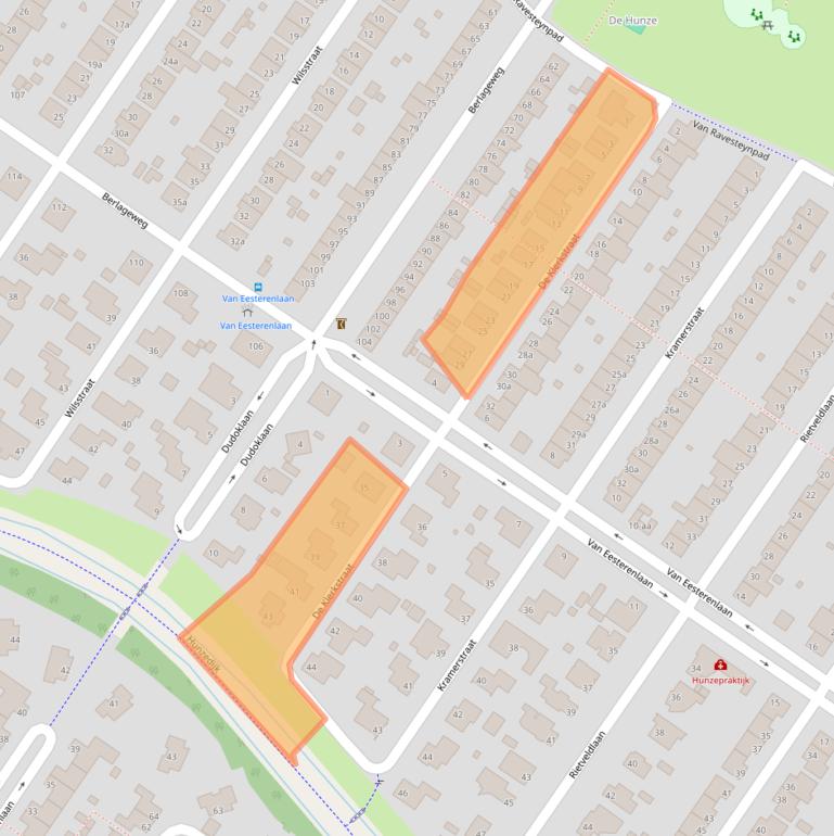 Kaart van postcodegebied 9731MP.