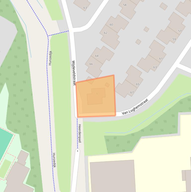 Kaart van postcodegebied 9731MX.