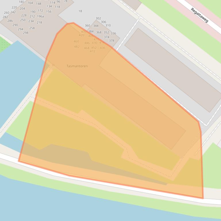 Kaart van postcodegebied 9731NE.