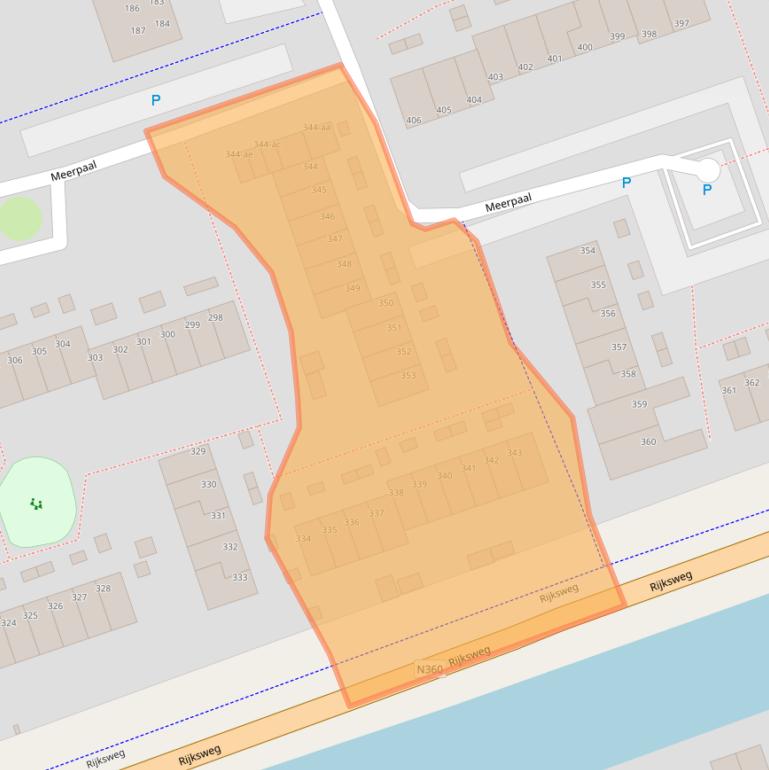 Kaart van postcodegebied 9732AV.