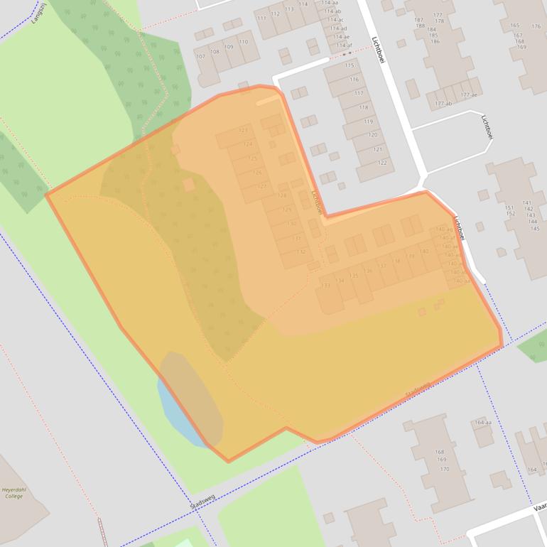 Kaart van postcodegebied 9732JG.