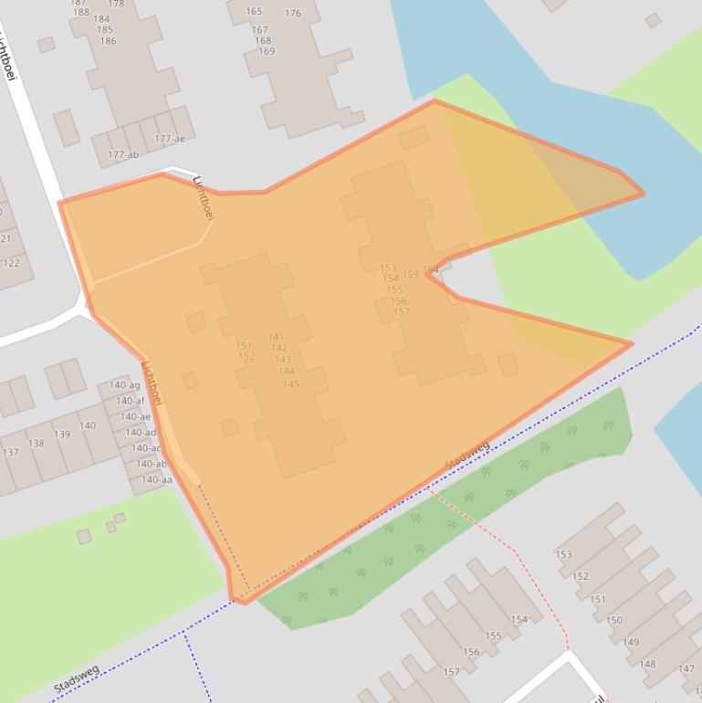 Kaart van postcodegebied 9732JH.