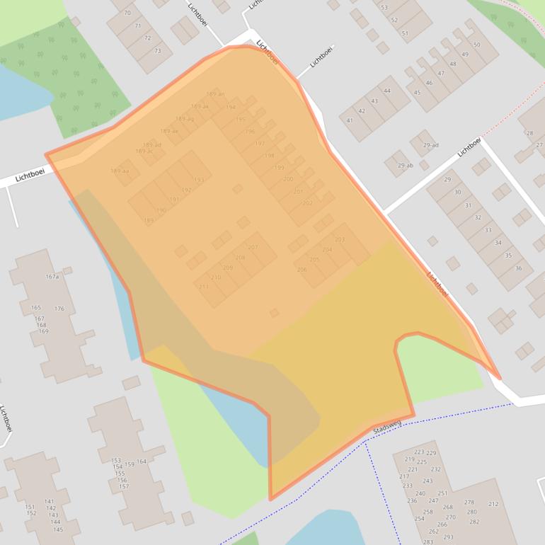 Kaart van postcodegebied 9732JK.