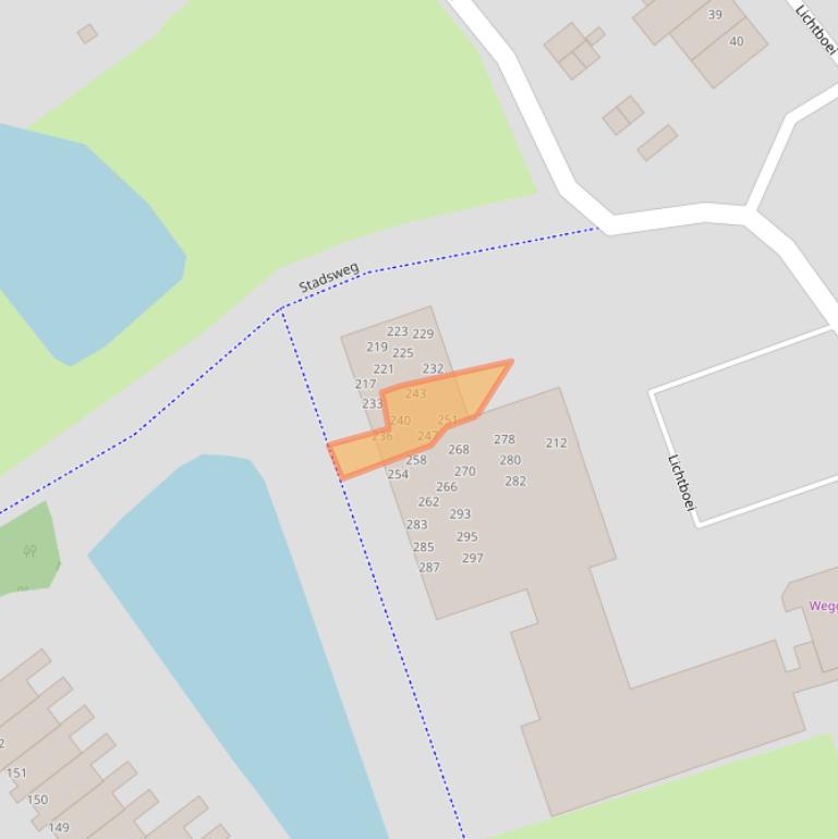 Kaart van postcodegebied 9732KC.