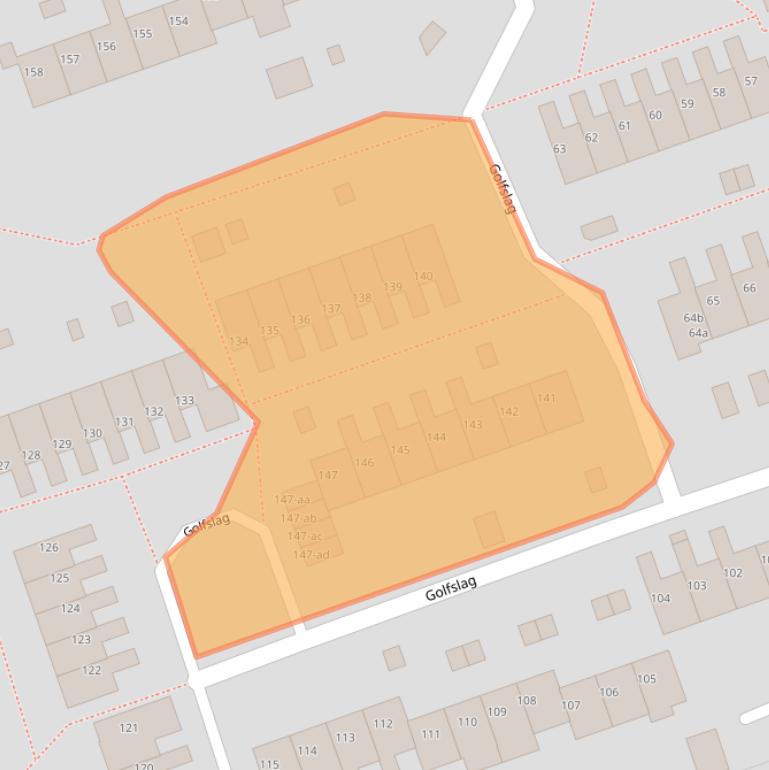 Kaart van postcodegebied 9732MH.