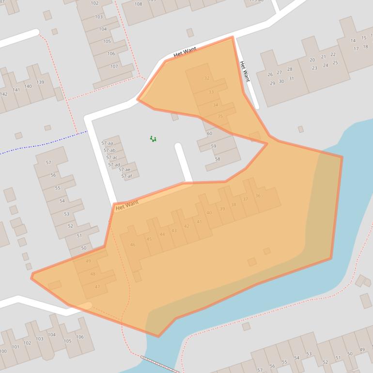 Kaart van postcodegebied 9733BC.