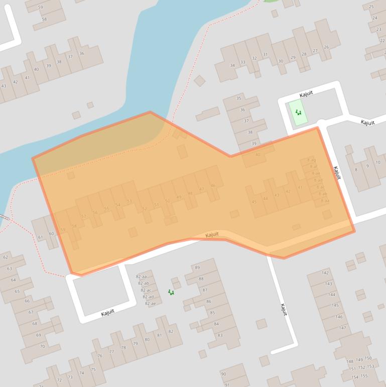 Kaart van postcodegebied 9733CC.