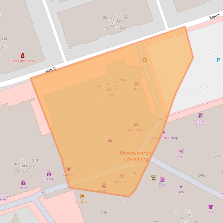 Kaart van postcodegebied 9733CV.