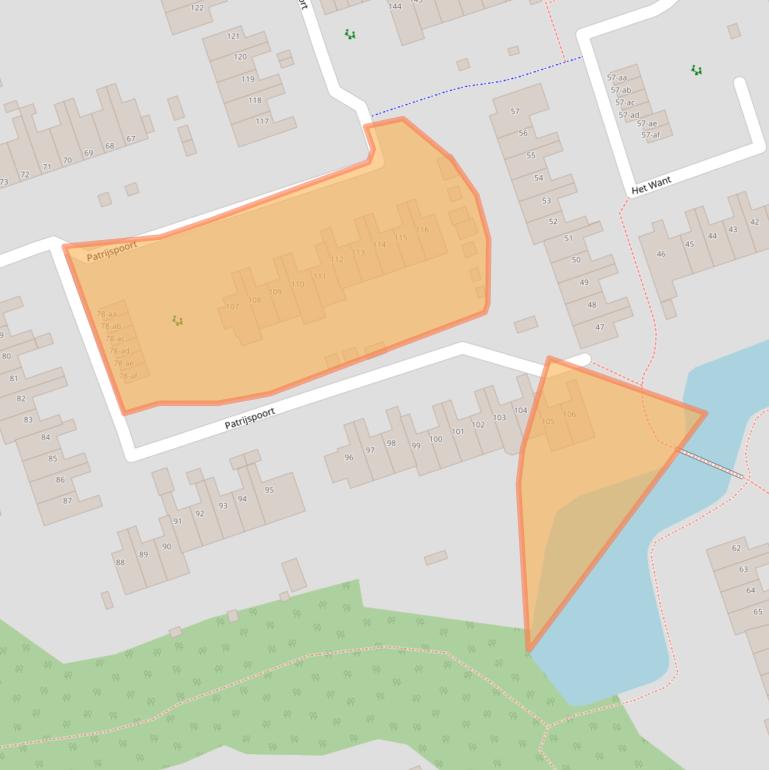 Kaart van postcodegebied 9733GP.