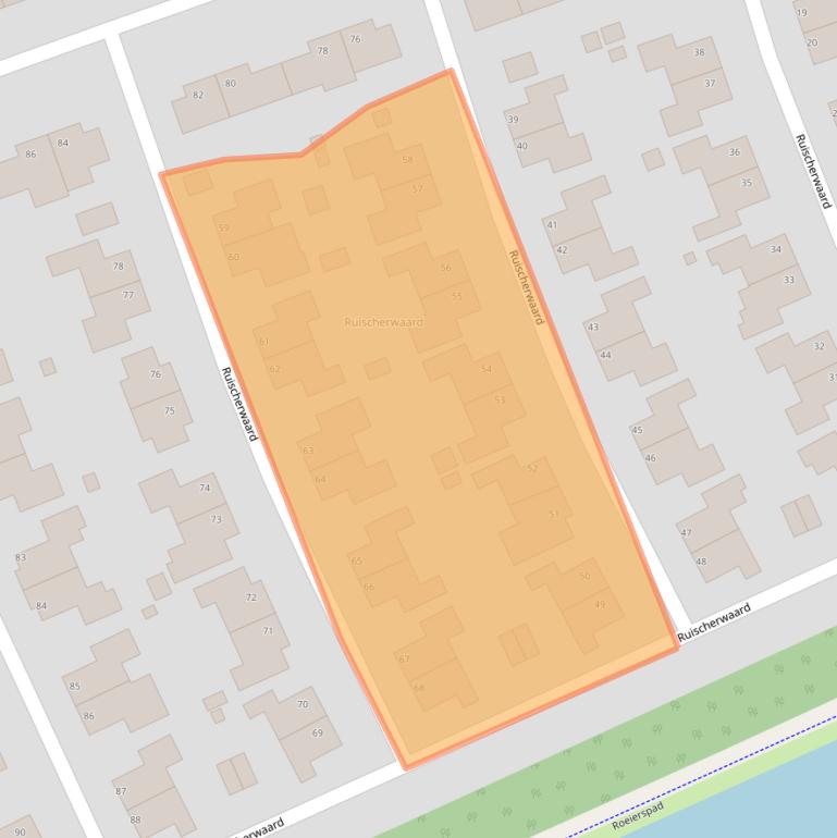 Kaart van postcodegebied 9734CG.