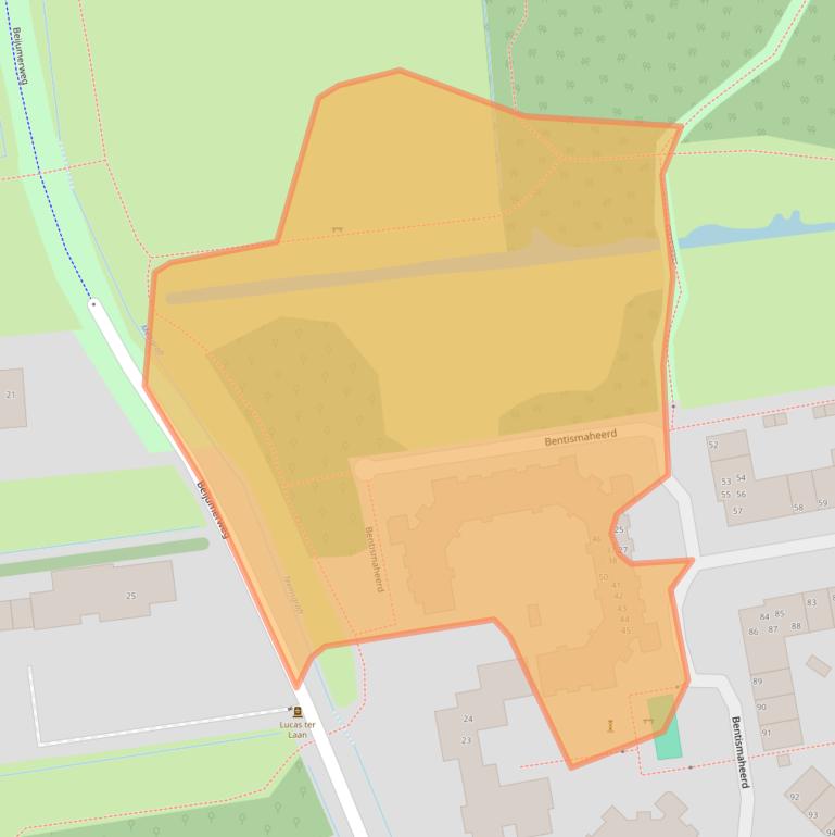 Kaart van postcodegebied 9736EC.