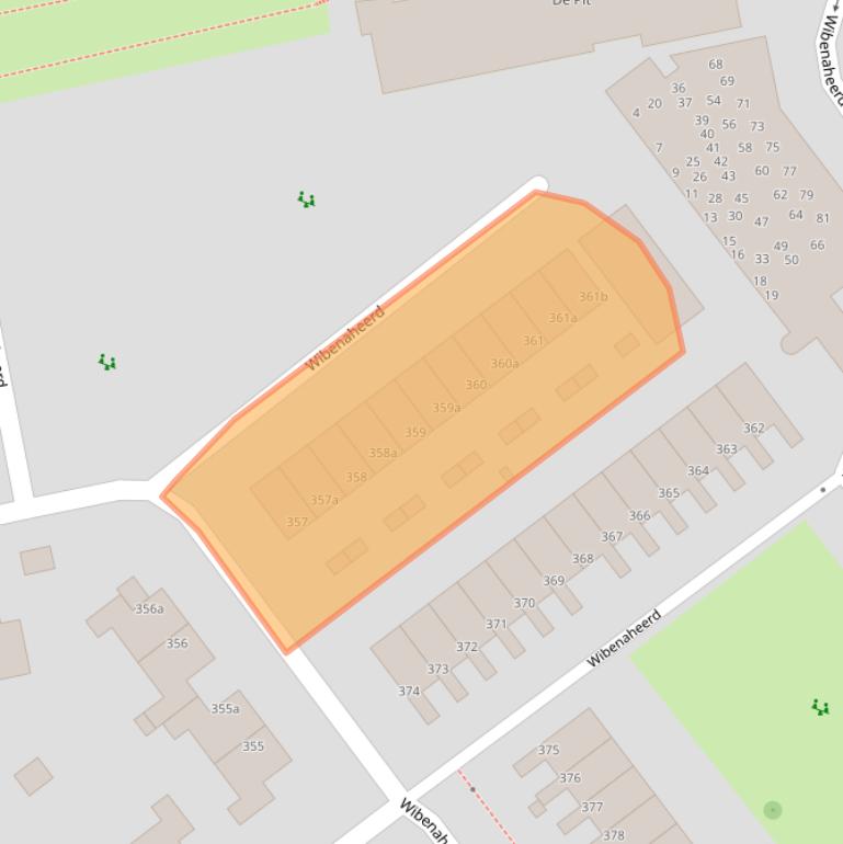 Kaart van postcodegebied 9736NC.