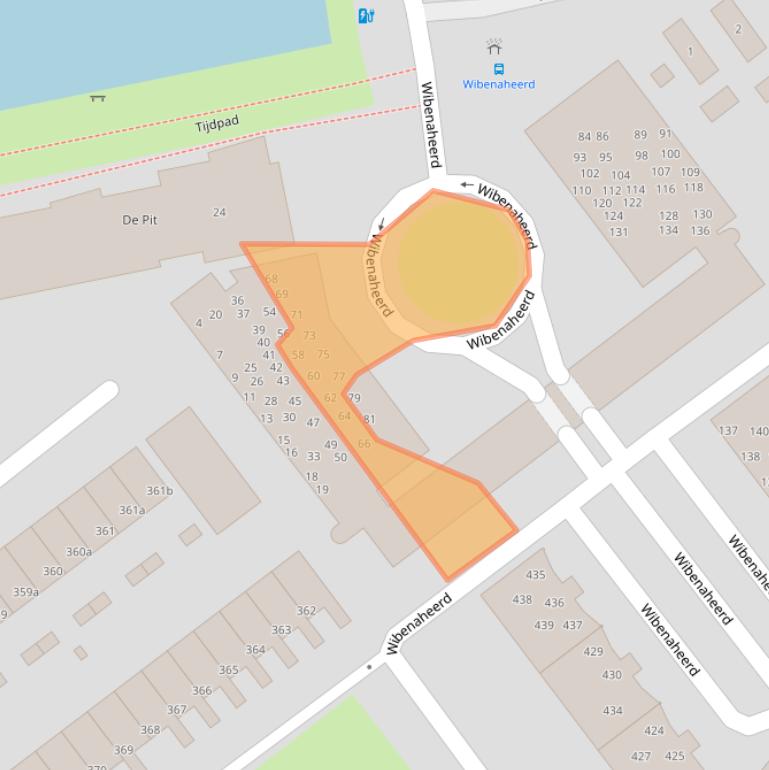 Kaart van postcodegebied 9736PD.