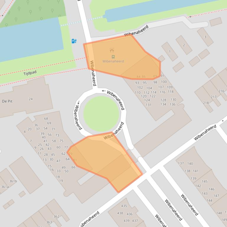 Kaart van postcodegebied 9736PE.