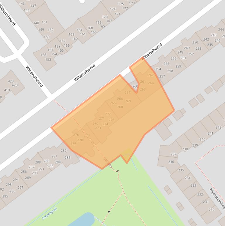 Kaart van postcodegebied 9736PS.