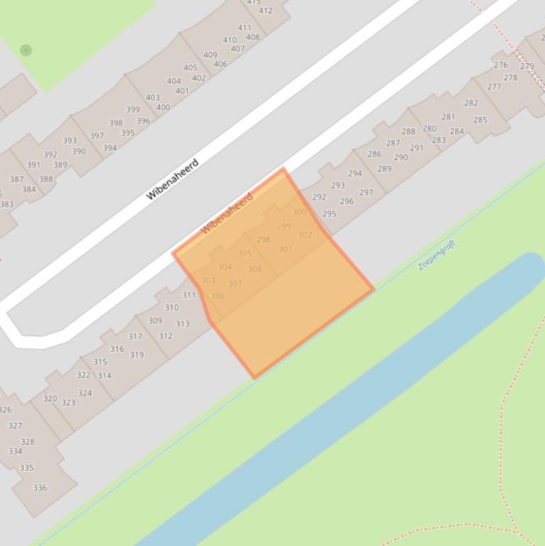 Kaart van postcodegebied 9736PV.