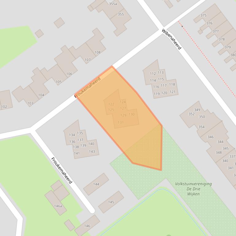 Kaart van postcodegebied 9736RK.