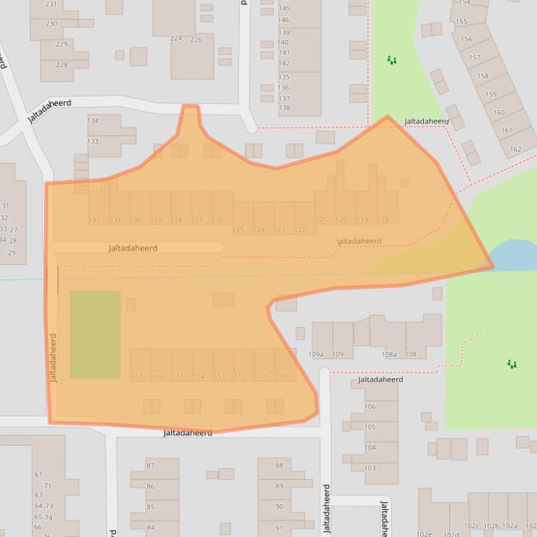 Kaart van postcodegebied 9737HH.