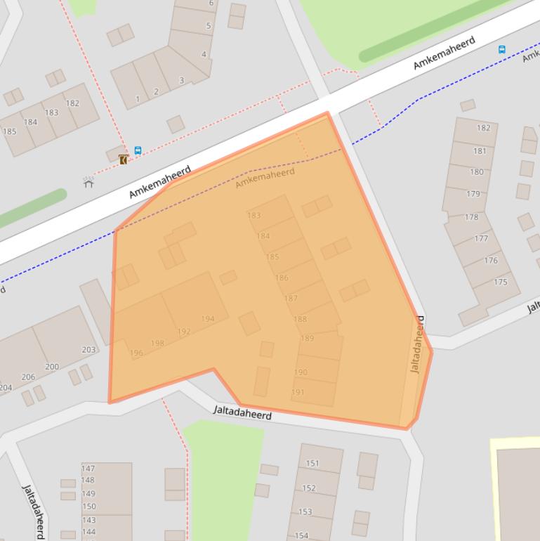 Kaart van postcodegebied 9737HN.