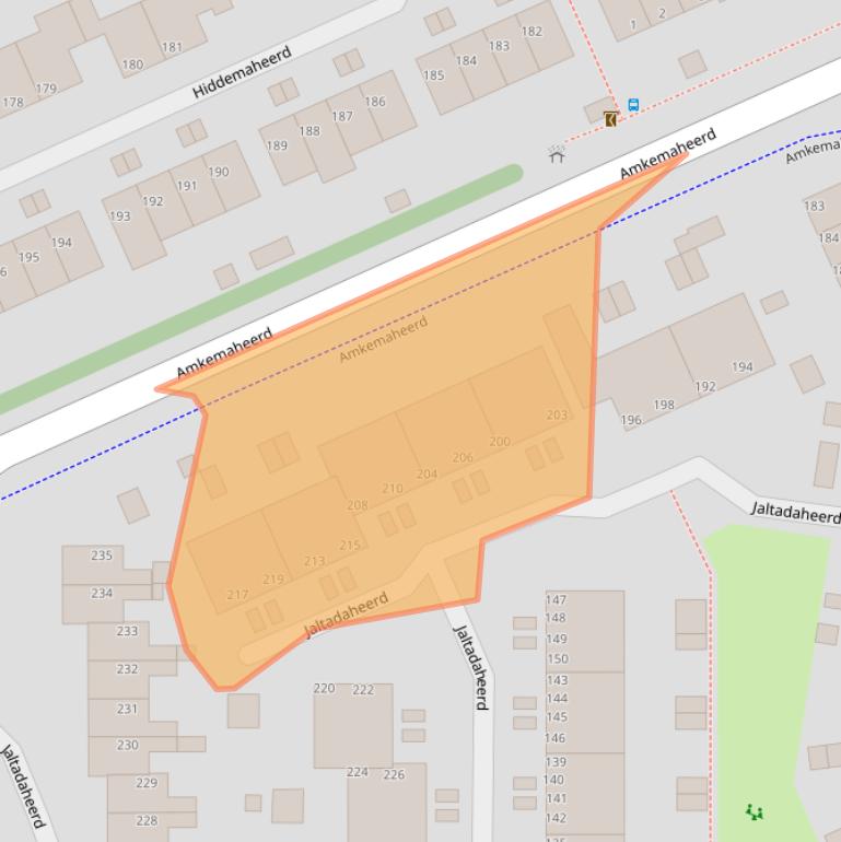 Kaart van postcodegebied 9737HP.