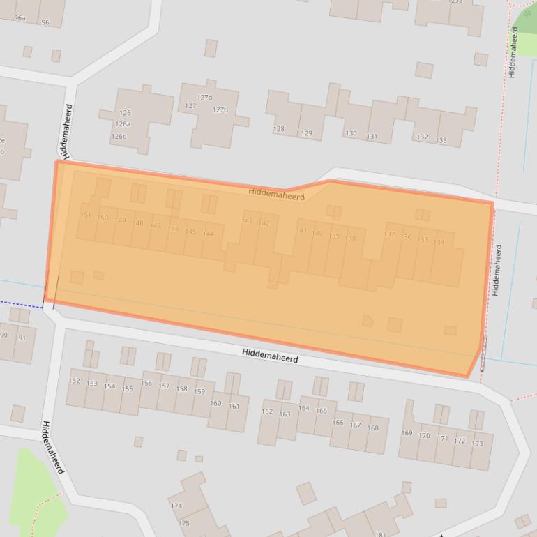 Kaart van postcodegebied 9737JJ.
