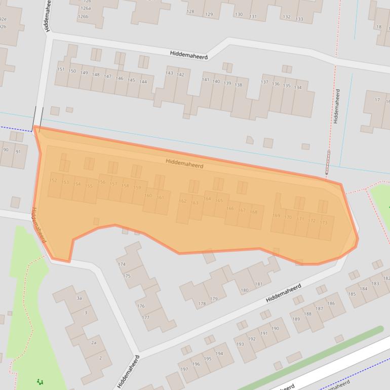 Kaart van postcodegebied 9737JK.