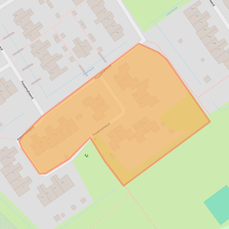 Kaart van postcodegebied 9737KC.