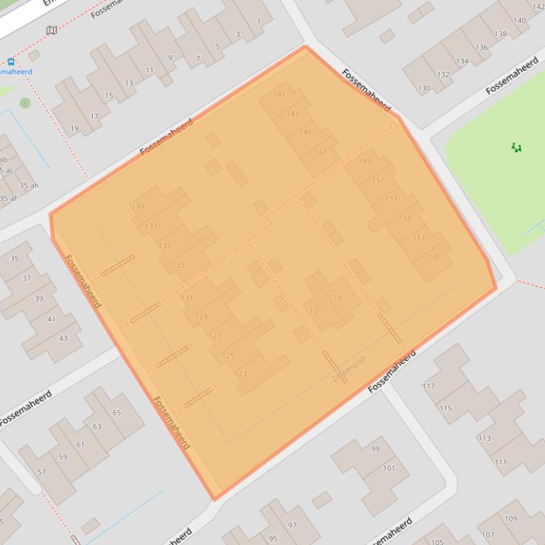 Kaart van postcodegebied 9737KD.